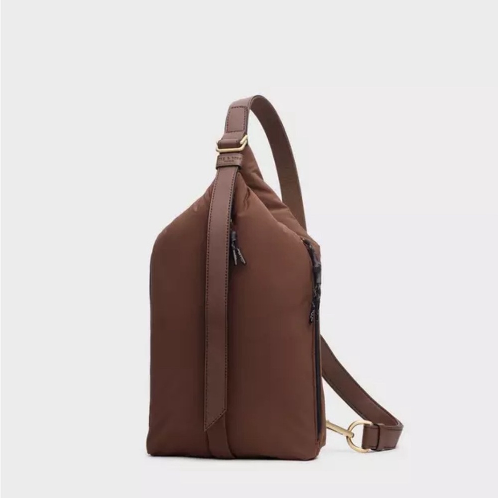 Rag & Bone Brown Nylon Convertible Crossbody | Elegant & Versatile